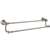 24 Double Towel Bar Brushed Nickel Ashfield