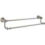 24 Double Towel Bar Brushed Nickel Ashfield