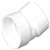 1-1/2 PVC DWV 22-1/2 Elbow