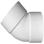 2 PVC DWV 45 Elbow