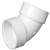 4 PVC DWV 60 Elbow