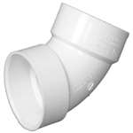 4 PVC DWV 60 Elbow