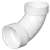 2 X 1-1/2 PVC DWV 90 Elbow