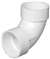 8 PVC DWV Hub X Hub 90 Elbow