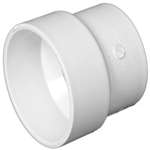 4 X 3 PVC DWV Adapter Coupling