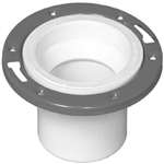 4 X 4 PVC DWV Adjustable Closet FLG EPOX Ring