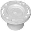 4 X 4 Threaded Only 4 X 3 PVC DWV Closet FLG With KO