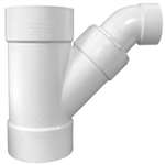 6 X 6 X 4 PVC DWV Combination