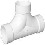 4 PVC DWV 2 - WAY Cleanout Tee