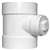 3 PVC DWV Cleanout Tee With Plug