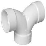 1-1/2 PVC DWV Double 90 Elbow