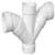 6 X 4 PVC DWV Double Combination