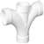 3 PVC DWV Double Fixture Fitting