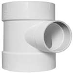 2 PVC DWV Flush Cleanout Tee