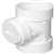 3 PVC DWV Flush Cleanout Tee & Cleanout Plug