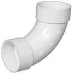 6 PVC DWV LS 90 Elbow
