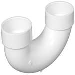 2 PVC DWV Return Bend