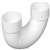 4 PVC DWV Return Bend