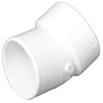6 PVC DWV ST 22-1/2 Elbow