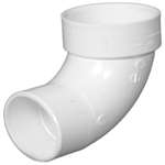 4 PVC DWV ST 90 Elbow