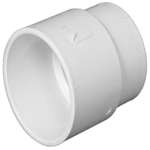 2 X 2 PVC DWV Spigot Adapter Threaded Only Cast Iron