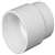4 X 4 PVC DWV Spigot Adapter Threaded Only Cast Iron