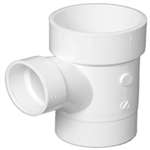 4 X 4 X 2 PVC DWV ST SAN Tee