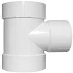 1-1/2 PVC DWV Vent Tee