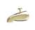 Ccy Diverter Rear Bath Spout Polished Brass