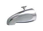 Brass Diverter Rear Bath Spout Chrome