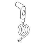 PROFLO Faucet Polished Chrome Spray Hose and Guide