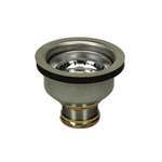 Stainless Steel Ball Lock Basket Strainer Brass Nut