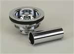 Chrome Strainer With 1-1/2 X 4 20 Gauge Tailpiece