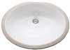 19 X 16 OD Undercounter Lavatory White