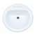 19 4 Centerset Round Vitreous China Drop In Lavatory White