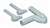 Three Piece P Trap & Supply Cover White