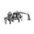 Not For Potable Use 2 Handle 3 Laundry Faucet Rough Brass
