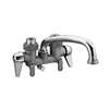 Not For Potable Use 2 Handle 3 Laundry Faucet Rough Brass