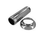 1-1/2 X 6 Chrome Nipple With Flange