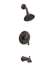 2.0 GPM 1 Handle Lever Tub and Shower Faucet Trim Oil Rubbed Bronze