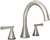 2 Handle Lever Three Piece Roman Tub Trim Brushed Nickel