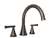 2 Handle Lever Three Piece Roman Tub Trim Oil Rubbed Bronze