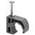 1/2 Poly Half Clamp With Barb Nail