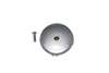 Waste & Overflow Face Plate One Hole W/Screw Chrome Plated