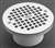 4 Adjustable Drain With 6 Chrome Plated Grate
