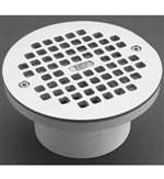 4 Adjustable Drain With 6 Brass Grate