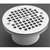 3-1/2 Adjustable Drain Barrel With 6 Grate & Ring