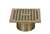 6 Square Frame Nickel Brass