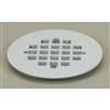 4-1/4 White Strainer F/GLS Shower Drain