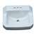 19 X 17 Three Hole Wall Mount 4 Center Set Lavatory White
